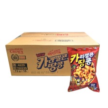 [크라운] 카라멜콘 땅콩 1box (72g x 16봉)
