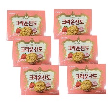 [크라운] 크라운산도 딸기 (6갑)